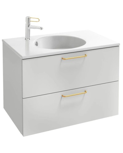 Тумба белый матовый 80 см Jacob Delafon Odeon Rive Gauche EB2522-R8-M49