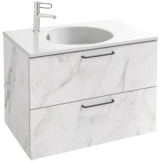 Тумба белый мрамор 80 см Jacob Delafon Odeon Rive Gauche EB2522-R9-NR4