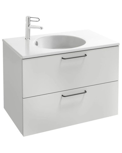 Тумба белый глянец 80 см Jacob Delafon Odeon Rive Gauche EB2522-R9-G1C