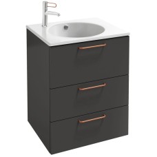 Тумба серый антрацит 60 см Jacob Delafon Odeon Rive Gauche EB2530-R7-N14