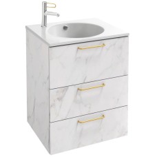 Тумба белый мрамор 60 см Jacob Delafon Odeon Rive Gauche EB2530-R8-NR4