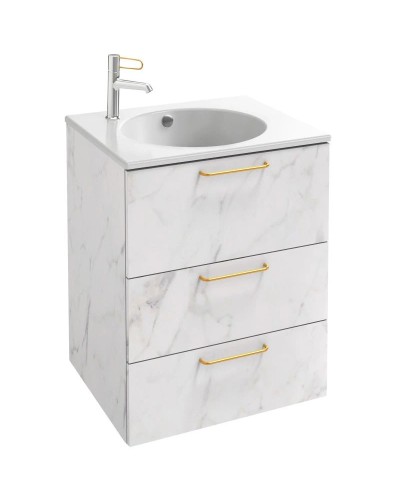 Тумба белый мрамор 60 см Jacob Delafon Odeon Rive Gauche EB2530-R8-NR4