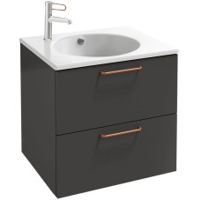 Тумба серый антрацит 60 см Jacob Delafon Odeon Rive Gauche EB2520-R7-N14