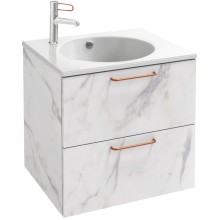 Тумба белый мрамор 60 см Jacob Delafon Odeon Rive Gauche EB2520-R7-NR4