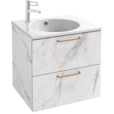 Тумба белый мрамор 60 см Jacob Delafon Odeon Rive Gauche EB2520-R7-NR4