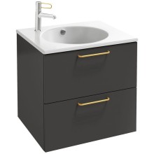 Тумба серый антрацит 60 см Jacob Delafon Odeon Rive Gauche EB2520-R8-N14