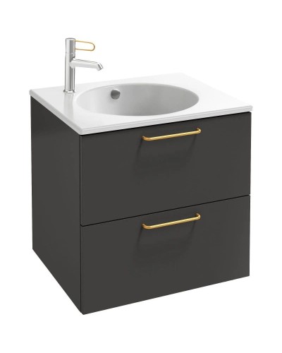 Тумба серый антрацит 60 см Jacob Delafon Odeon Rive Gauche EB2520-R8-N14