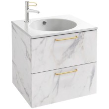 Тумба белый мрамор 60 см Jacob Delafon Odeon Rive Gauche EB2520-R8-NR4