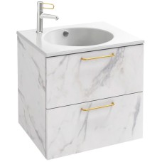 Тумба белый мрамор 60 см Jacob Delafon Odeon Rive Gauche EB2520-R8-NR4