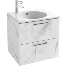 Тумба белый мрамор 60 см Jacob Delafon Odeon Rive Gauche EB2520-R9-NR4