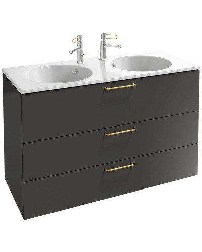 Тумба серый антрацит 120 см Jacob Delafon Odeon Rive Gauche EB2535-R8-N14