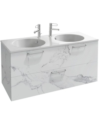 Тумба белый мрамор 120 см Jacob Delafon Odeon Rive Gauche EB2545-R5-NR4