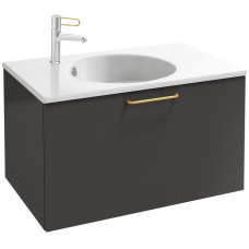 Тумба серый антрацит 80 см Jacob Delafon Odeon Rive Gauche EB2512-R8-N14