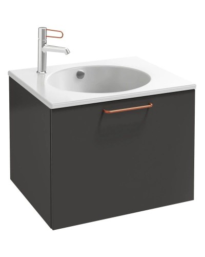 Тумба серый антрацит 60 см Jacob Delafon Odeon Rive Gauche EB2510-R7-N14