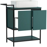 Тумба зеленый/черный 80 см Cersanit Botanique A63014