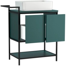 Тумба зеленый/черный 80 см Cersanit Botanique A63014