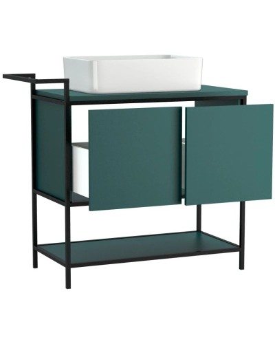 Тумба зеленый/черный 100 см Cersanit Botanique A63015