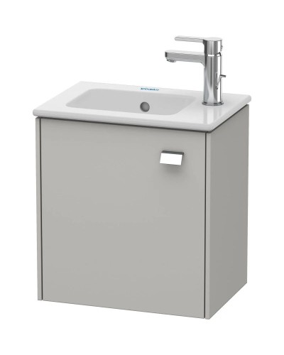 Тумба бетонно-серый матовый 42 см Duravit Brioso BR4000L1007