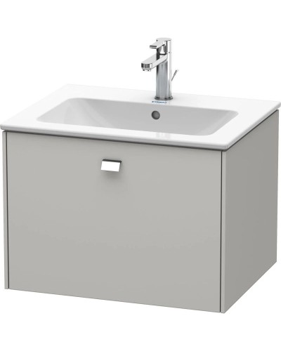 Тумба бетонно-серый матовый 62 см Duravit Brioso BR400101007