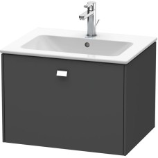 Тумба графит матовый 62 см Duravit Brioso BR400101049