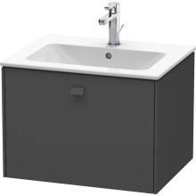 Тумба графит матовый 62 см Duravit Brioso BR400104949