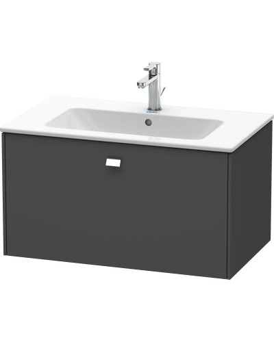 Тумба графит матовый 82 см Duravit Brioso BR400201049