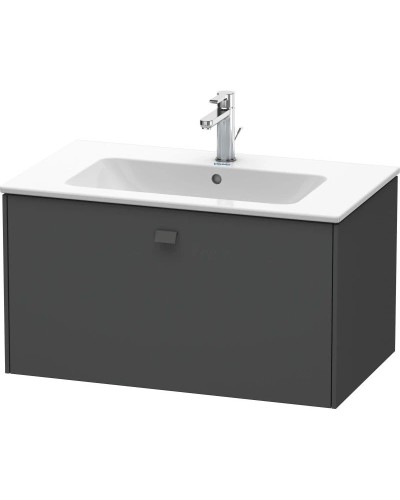 Тумба графит матовый 82 см Duravit Brioso BR400204949