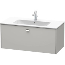Тумба бетонно-серый матовый 102 см Duravit Brioso BR400301007