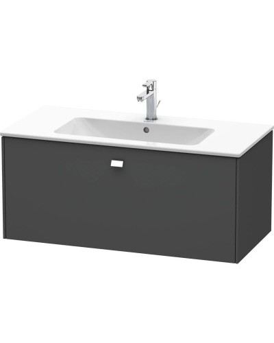 Тумба графит матовый 102 см Duravit Brioso BR400301049