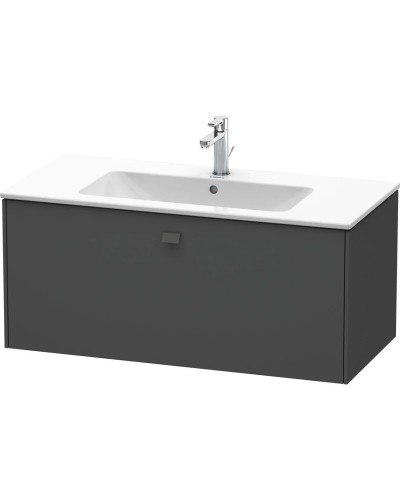 Тумба графит матовый 102 см Duravit Brioso BR400304949