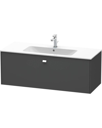 Тумба графит матовый 122 см Duravit Brioso BR400401049