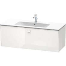 Тумба белый глянец 122 см Duravit Brioso BR400402222