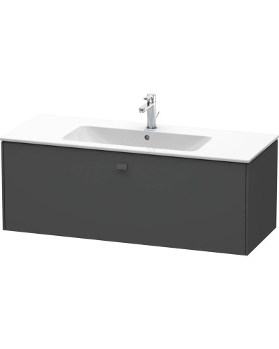 Тумба графит матовый 122 см Duravit Brioso BR400404949