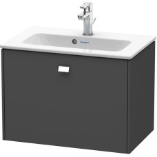 Тумба графит матовый 62 см Duravit Brioso BR401001049