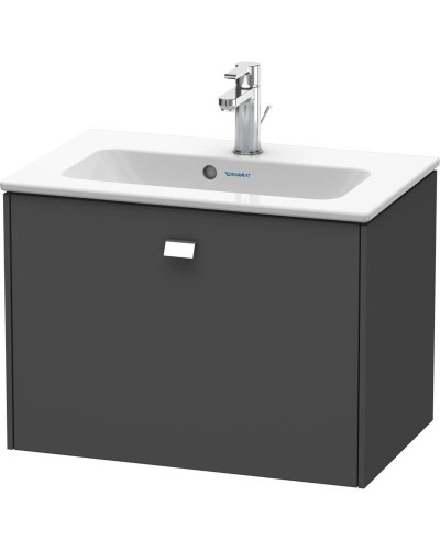 Тумба графит матовый 62 см Duravit Brioso BR401001049