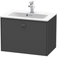 Тумба графит матовый 62 см Duravit Brioso BR401004949