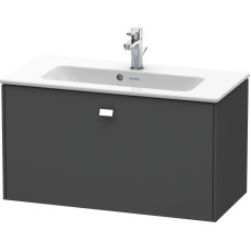 Тумба графит матовый 82 см Duravit Brioso BR401101049