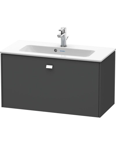 Тумба графит матовый 82 см Duravit Brioso BR401101049