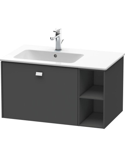 Тумба графит матовый 82 см Duravit Brioso BR401201049