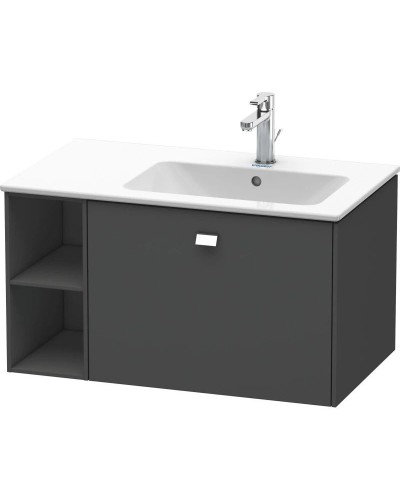 Тумба графит матовый 82 см Duravit Brioso BR401401049