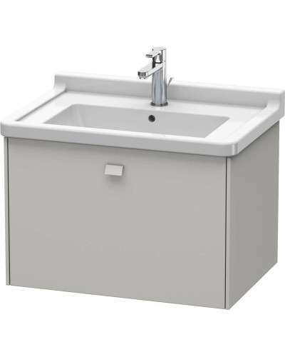 Тумба бетонно-серый матовый 67 см Duravit Brioso BR404100707