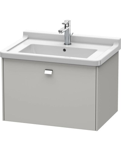 Тумба бетонно-серый матовый 67 см Duravit Brioso BR404101007