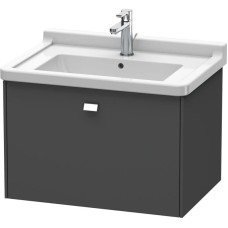 Тумба графит матовый 67 см Duravit Brioso BR404101049