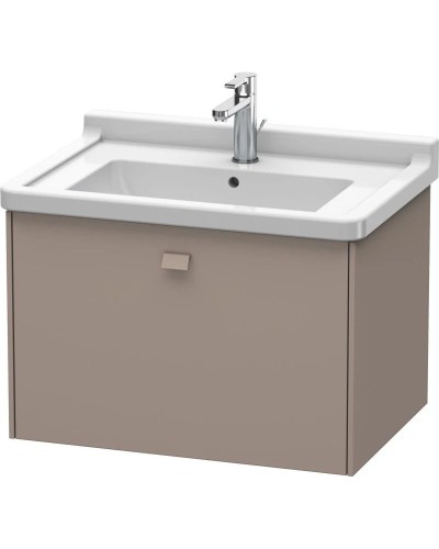 Тумба базальт матовый 67 см Duravit Brioso BR404104343