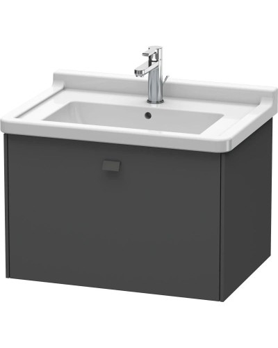 Тумба графит матовый 67 см Duravit Brioso BR404104949