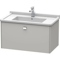 Тумба бетонно-серый матовый 82 см Duravit Brioso BR404201007