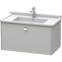 Тумба бетонно-серый матовый 82 см Duravit Brioso BR404201007