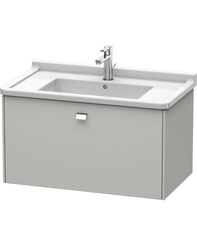 Тумба бетонно-серый матовый 82 см Duravit Brioso BR404201007