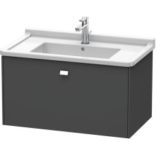 Тумба графит матовый 82 см Duravit Brioso BR404201049