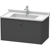 Тумба графит матовый 82 см Duravit Brioso BR404204949